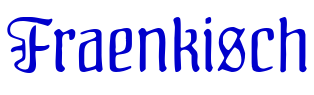 Fraenkisch 字体