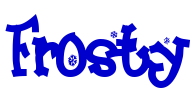 Frosty 字体