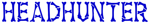 Headhunter 字体