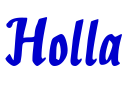 Holla 字体