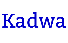 Kadwa 字体