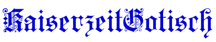 KaiserzeitGotisch 字体