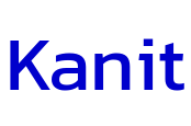 Kanit 字体