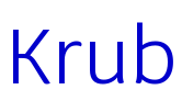 Krub 字体