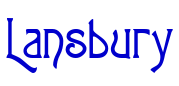 Lansbury 字体