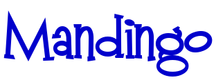 Mandingo 字体