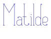 Matilde 字体