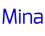 Mina 字体