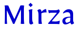 Mirza 字体