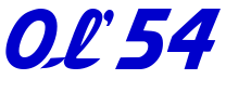 Ol'54 字体