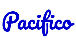 Pacifico 字体