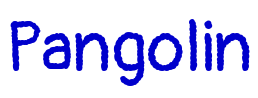 Pangolin 字体