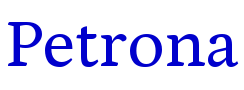 Petrona 字体
