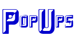 PopUps 字体