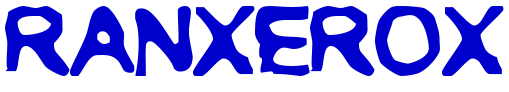 RANXEROX 字体