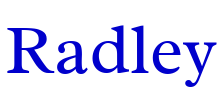 Radley 字体