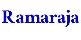 Ramaraja 字体