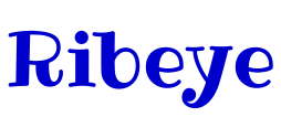 Ribeye 字体