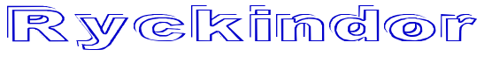 Ryckindor 字体