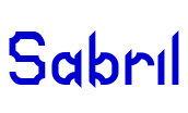 Sabril 字体