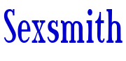 Sexsmith 字体