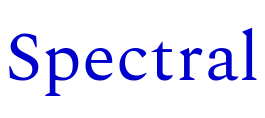 Spectral 字体