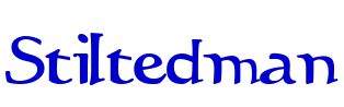 Stiltedman 字体