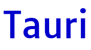 Tauri 字体