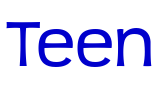 Teen 字体
