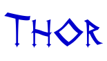 Thor 字体