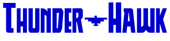 Thunder-Hawk 字体