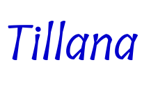 Tillana 字体