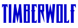 Timberwolf 字体