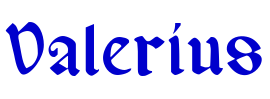 Valerius 字体