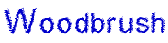 Woodbrush 字体