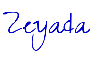 Zeyada 字体