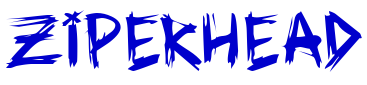 ziperhead 字体